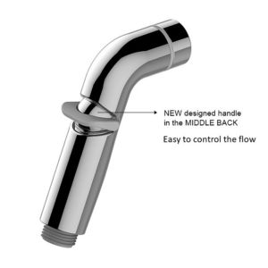 1Pcs Toilet Bidet Water Sprayer Flow Adjustable Toilet Bidet Water Sprayer Health Faucet Hand Shower Easy Control For Elders