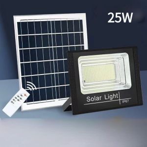 New Version Solar Light 1Set Bright Outdoor Solar Spotlight Lampu For Gate Lighting,Garden LightingStreet LightingOutdoor Lighting Equipment Daytime solar energy storageSolar Street Lamp With Smart Remote Control 25W/40W