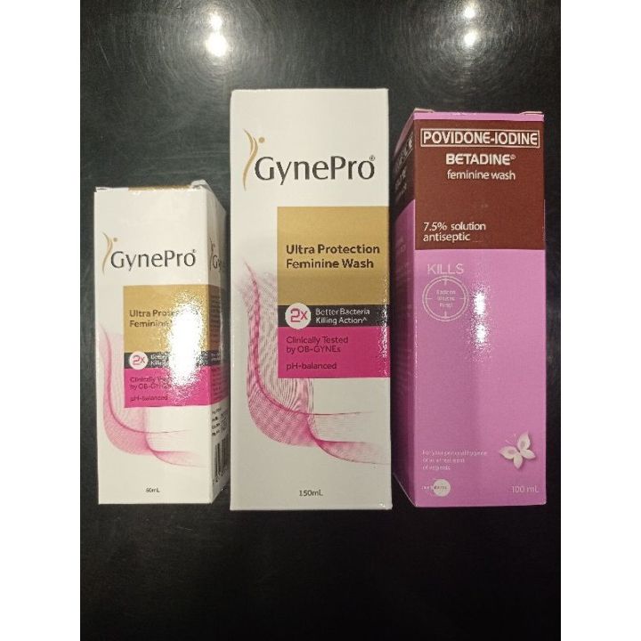 GYNEPRO/BETADINE FEMININE WASH Lazada PH