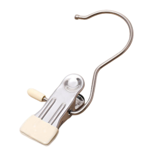 ROZEL Hanger Celana Gantungan Baju Jepit dan Hanger Jepit Besi Kawat Besi Pants Hanger Clip Stainless Hanger Jepit Multifungsi
