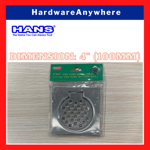 Stainless Steel Floor Grating Trap / Bathroom Floor Drain Cover / Toilet and Bathroom Floor Trap Cover  [4 & 6]