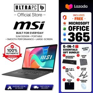 [FAST SHIP] MSI Modern 15 Everyday Laptop — 15.6" FHD IPS - Intel Core 7 Processor - 32GB RAM* - 512GB SSD