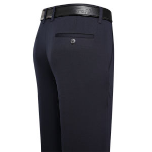 Mens Formal Pant Office Pants for Men Stretchable Elastic Casual Long Trousers Business Man Father seluar slack lelaki