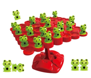 Mainan Edukasi Anak Menyeimbangkan Kodok / Tree Frog Balanced Keseimbangan Katak / Mainan Pohon Keseimbangan Kodok Edukasi Anak