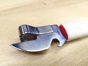 Bottle Opener with Plastic Handle Manual Easy Kitchen Gadget
