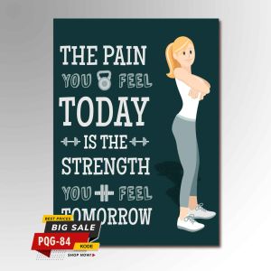 Hiasan Dinding Pajangan Dekorasi Kamar Ruangan Olahraga GYM Fitness 7