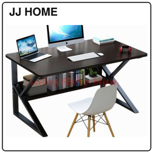 【JJ HOME】K-Frame Computer Desk | Study Table with Storage Shelf