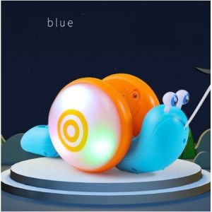 Snail Baby Toys Crawling Toddler Toys With Light And Music Mainan Budak Siput Muzik Berjalan Walking Music Snail Kid Toy