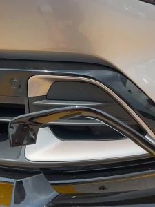 sapid For Xiaomi YU7 Front Fog Light Eyebrows Cover Trim Decor Car Lower Bumper Grille Fog Lamp Frame Protector Decoration Accessories 5B3T1