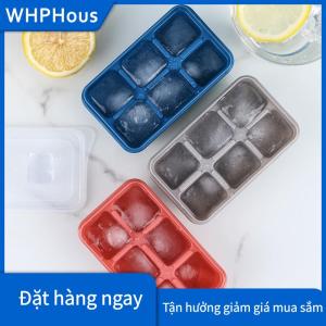 WHPHous 6-lưới Ice ball maker moldes de silicona BPA miễn phí với có thể tháo rời nắp Silicone khuôn Ice Cube khay Ice Cube khuôn nhà bếp acces