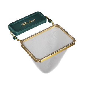 Stainless Steel Sink Drain Basket NonSlip Surfaces Design Multifunctional Kitchen Strainer For Utensils Drying Storage