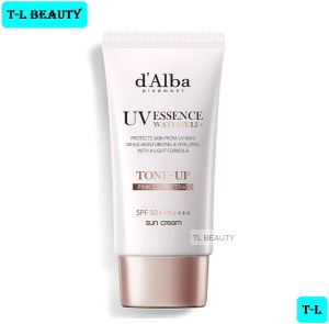 [TEM PHỤ + VAT] Kem chống nắng nâng tông dAlba UV ESSENCE Waterfull+ Tone-up Pink Correcting Sun Cream SPF 50+ 50ml