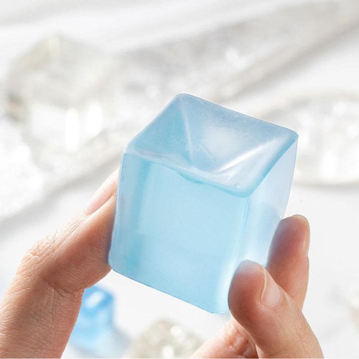 TPR Mini Mochi Ice Block Stress Ball Toy Anti Stress Toy Squeeze ...
