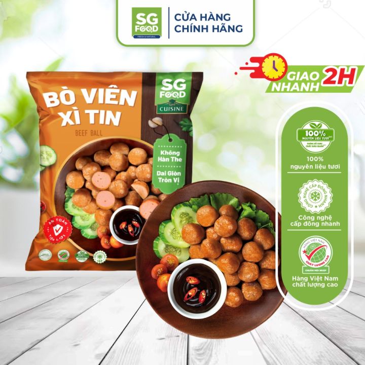 Bò Viên Xì Tin SG Food 340G