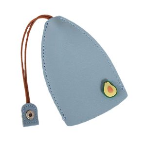 XUNXUAN น่ารักน่ารักๆ สำหรับผู้หญิง เคสกุญแจประตู สตรอเบอร์รี่สตรอเบอรี่ ไข่สำหรับไข่ เคสกุญแจผลไม้ สายรุ้งสีรุ้ง การ์ตูนลายการ์ตูน หนังพียู กระเป๋าใส่พวงกุญแจ กระเป๋ากุญแจชนิดดึง กระเป๋าสตางค์กุญแจเชอร์รี่ ที่ใส่กุญแจแม่บ้าน