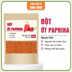 Bột ớt paprika 100g bột ớt cựa gà cay vừa gia vị làm kim chi sốt chấm nấu mỳ cay chuẩn vị