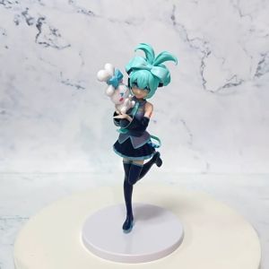 20CM Cinnamoroll Piapro Characters Hatsune Miku Girls Toy Anime Adult Figure Toy Anime Game PVC Action Figure Collectible Model Doll Hatsune Miku Anime Figure Miku Hug Cinnamoroll Figure Pvc Cute Statue Collection Model Q Doll Decoration Toy Birthday Gift