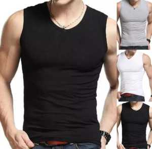 Paket 3 Pcs Singlet Pria Dewasa Kaos Dalam Cowok Keren Slim Fit