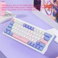 ZIFRIEND za63 Pro 63 phím Bàn phím cơ có dây & không dây 3 mô hình bàn phím chơi game đèn nền RGB màu xanh/công tắc đỏ có thể tráo đổi nóng. 
