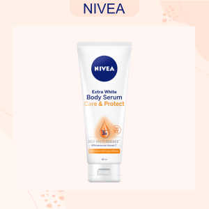 NIVEA Body Serum Extra Bright Care & Protect SPF15 180ml Melembapkan & Mencerahkan Kulit Kusam