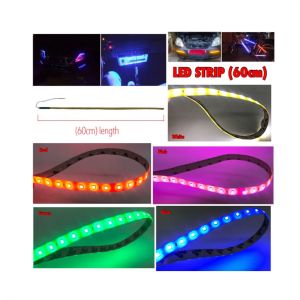 CPA 1Pc Car/Motorcycle 60CM LED Strip Light SMD 3528 Flexible Stripe Strobe Lights (Good Quality)