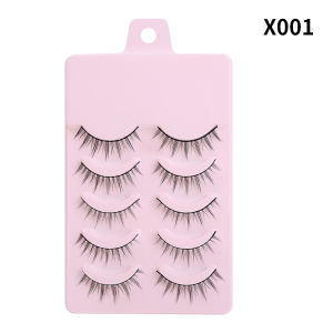 5 Pairs Lash Extension 3D bunch Japanese Fairy False Eyelashes Little Devil Cosplay