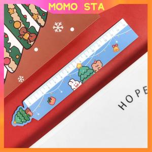 MOMO 1PC/5PC Christmas Magnet Cartoon Soft Ruler 15CM School Measuring Supplies