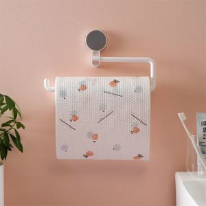 SG SELLER Adhesive Paper Towel Holder Dispenser Kitchen Organizer Wall Mounted Paper Towel Roll Rack under Cabinet Towel Rack for Bathroom