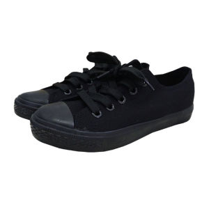 3338 KASUT SEKOLAH WARRIOR HITAM / Shool Shoes Black BRANDS WARRIOR - High Quality