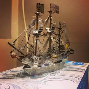 Mô Hình 3D Kim Loại Lắp Ráp Tàu Golden Hind [ Chưa Lắp ]