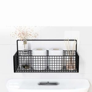 Kệ để đồ nhà tắmkệ treo tường đựng đồ giỏ đựng hành tỏi gia vị nhà bếp siêu bền tiện lợi-Happy Home 4U