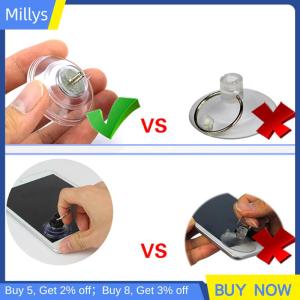Millys Cốc hút chịu lực lớn kèm móc chìa khóa kim loại dụng cụ sửa chữa màn hình điện thoại di động