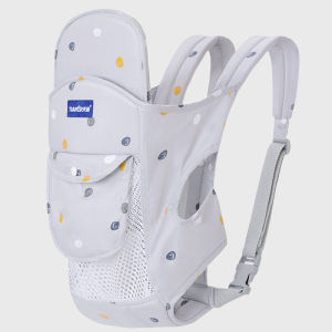 ผู้ให้บริการทารกผู้ให้บริการทารกที่มีช่องเก็บที่นั่งใต้ที่นั่งผู้ให้บริการทารกที่มีกระเป๋าเป้สะพายหลังที่ถอดออกได้ Baby Carrier Soft Cotton