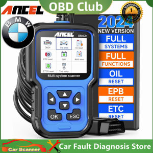 【For BMW】ANCEL BM700 OBD2 Scanner Full System Diagnostic Scan Tool Support Injector Coding Oil/EPB/SAS/SRS/TPMS/BMS/DPF Reset Functions with Car Battery Registration OBD/EOBD Check Engine Read and Clear Fault Code