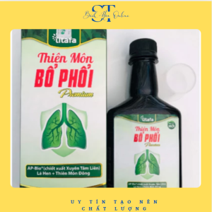 Thiên Môn Bổ Phổi Premium 280ml - Hỗ trợ Giúp giảm ho do ngứa cổ tan đàm dưỡng phổi.