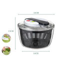 เครื่องสลัดไฟฟ้า 4750/6000มล.ประสิทธิภาพเครื่องปั่นสลัดสำหรับการอบแห้งผักใบผลไม้. 