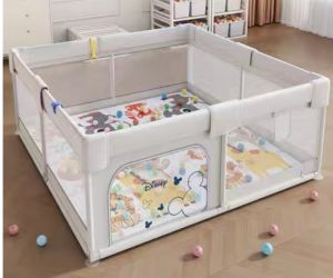 คอกกั้นเด็กลายการ์ตูนน่ารัก นวมกันกระแทกแบบพรีเมี่ยม แข็งแรงมากรับรอง