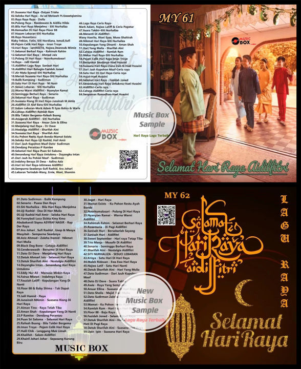 USB LAGU RAYA TERBAIK SELAMAT HARI RAYA AIDILFITRI MP3 | Lazada