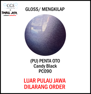 Cat PU Penta Candytone Merah Biru Kuning Hijau Hitam / cat motor candy / cat candy pu