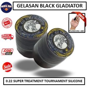 Gelasan Super Silicone Black Gladiator Original by Uwais Kites - Senar Gelasan Turnamen Aduan - Benang Gelasan Super Tajam - Gelasan Layangan Super Tajam Kuat - Gelasan Turnamen Tertajam Main Tarik - Gelasan Murah 10 ribu gratis ongkir