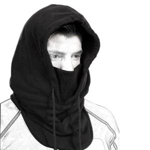 Thermal Fleece Balaclava Hat 6 in 1 Hood Police Swat Ski Bike Wind Stopper Face Mask New Caps Neck Warmer