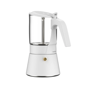 240ml Glass Moka Coffee Pot - Sleek and Stylish Design
