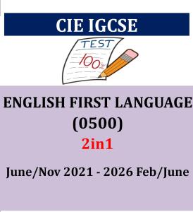 Igcse ENGLISH FIRST LANGUAGE 0500 Past Papers (PAPER 12) PAST YEAR PAPER 2021-2026 Feb/June! (2IN1 VERSION)