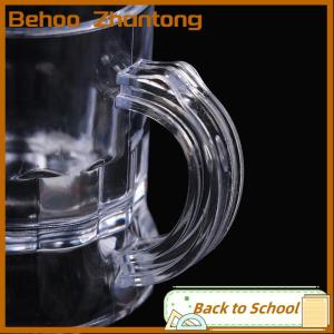 Behoo 1PC 2oz Beer Cup Small Handle Plastic Whisky Mini For Party Mug Barware Kitchen Dining Bar Home Garden Decoration