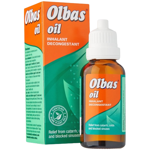 Olbas Oil 28ml Inhalant Decongestant Help Clear Nasal Passages And ...