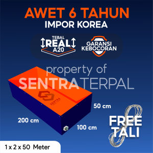 Kolam Terpal 200x100x50 / 100x200x50 / 2x1x05 / 1x2x05 Tebal A20 / A15 / A12 / A8 / A5 / A3 Kolam Terpal Kotak Impor Korea Budidadya Ikan Lele Nila Gurame