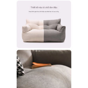 [Sẵn hàng] Ghế sofa lười tatami ghế đôi nhỏ căn hộ nhỏ ban công phòng ngủ ghế sofa thư giãn ghế lười hạt xốp