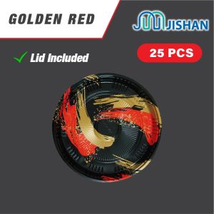 [25pcs] READY STOCK 20/28/32cm Sushi Plate / Chinese New Year Lou Sang / Round Japanese Takeaway Delivery Lunch Box 寿司盘