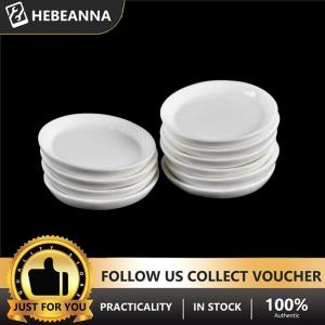 hebeanna 10pcs Dollhouse Miniature Resin Trays Plates Doll Mini Food Dishes Tableware