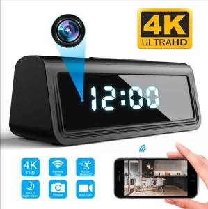 A21 Clock Cam ความชัดระดับ4K กล้องทรงนาฬิกา ดูผ่านมือถือได้จากทุกที่ แม้ในที่มืดสนิท
